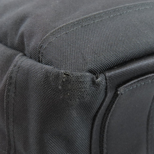 PORTER Backpack canvas black logo mens Used Authentic