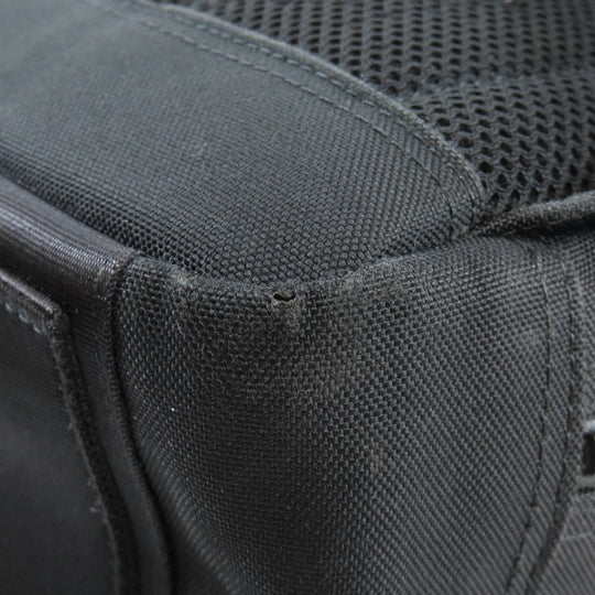 PORTER Backpack canvas black logo mens Used Authentic