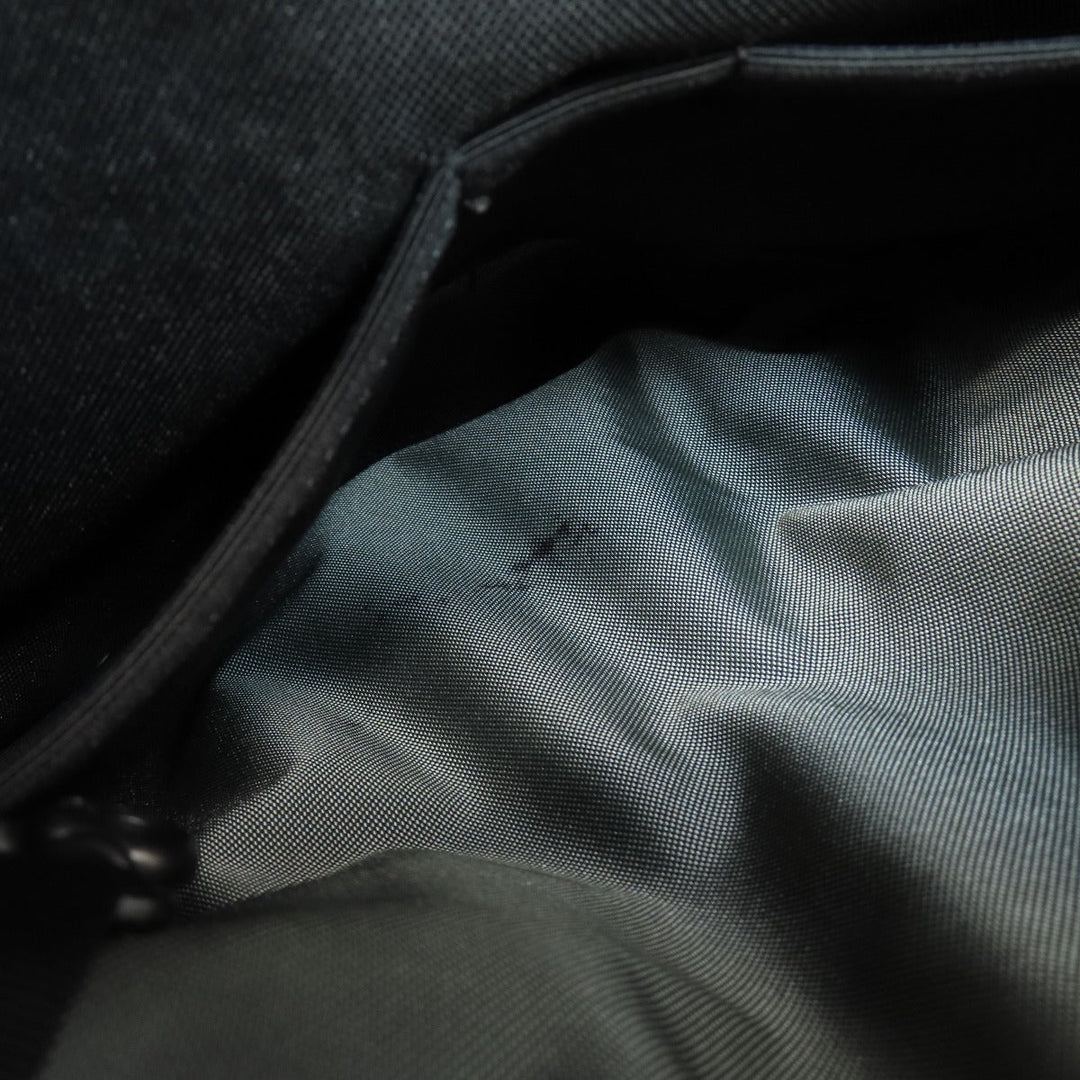 PORTER Backpack canvas black logo mens Used Authentic