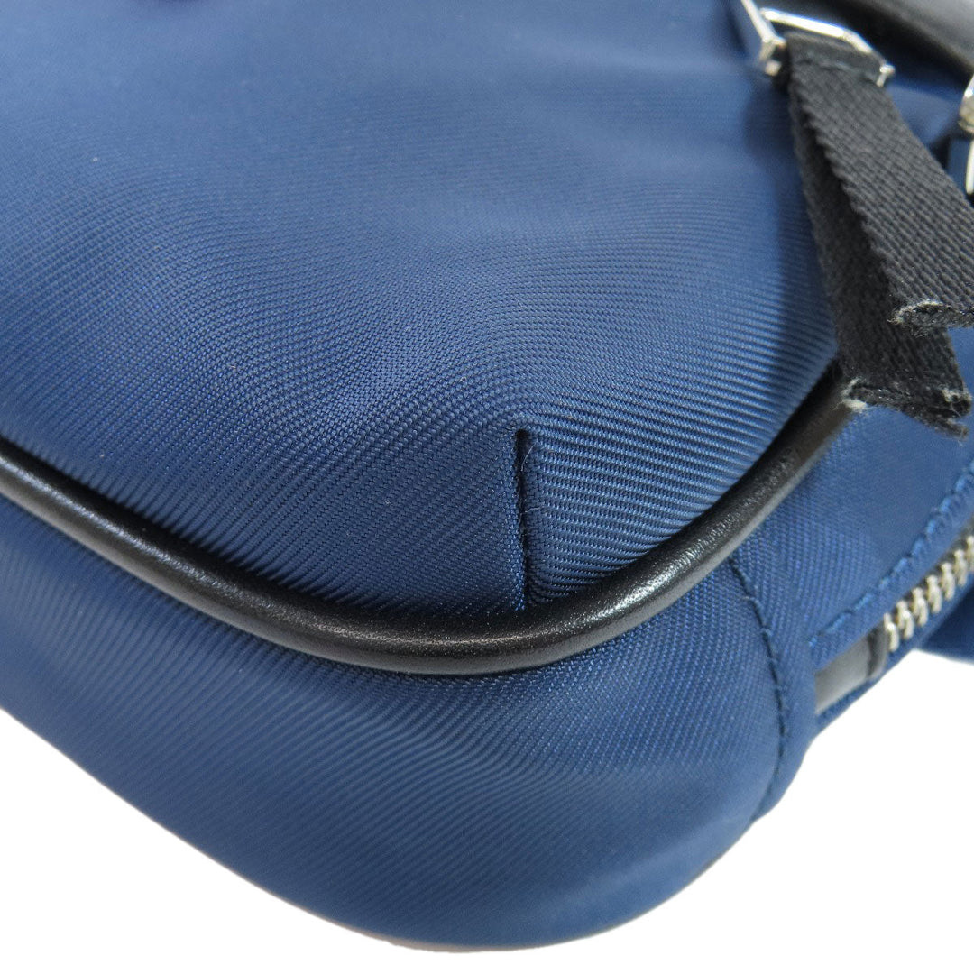 MARC JACOBS Sling bag Nylon blue logo Women Used Authentic