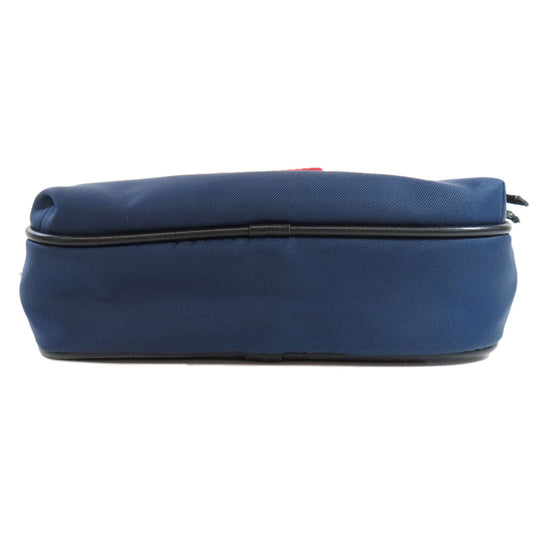 MARC JACOBS Sling bag Nylon blue logo Women Used Authentic