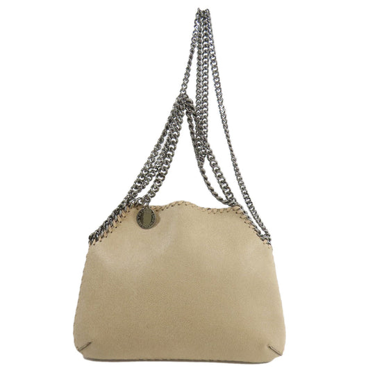Stella McCartney Handbag polyester Brown Falabella Women Used Authentic