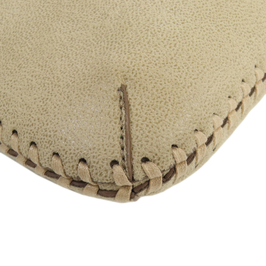 Stella McCartney Handbag polyester Brown Falabella Women Used Authentic