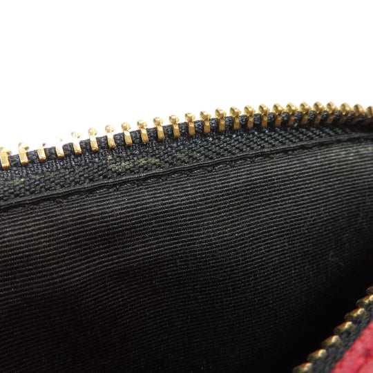 MARC JACOBS Shoulder Bag PVC Red double j snapshot Women Used Authentic