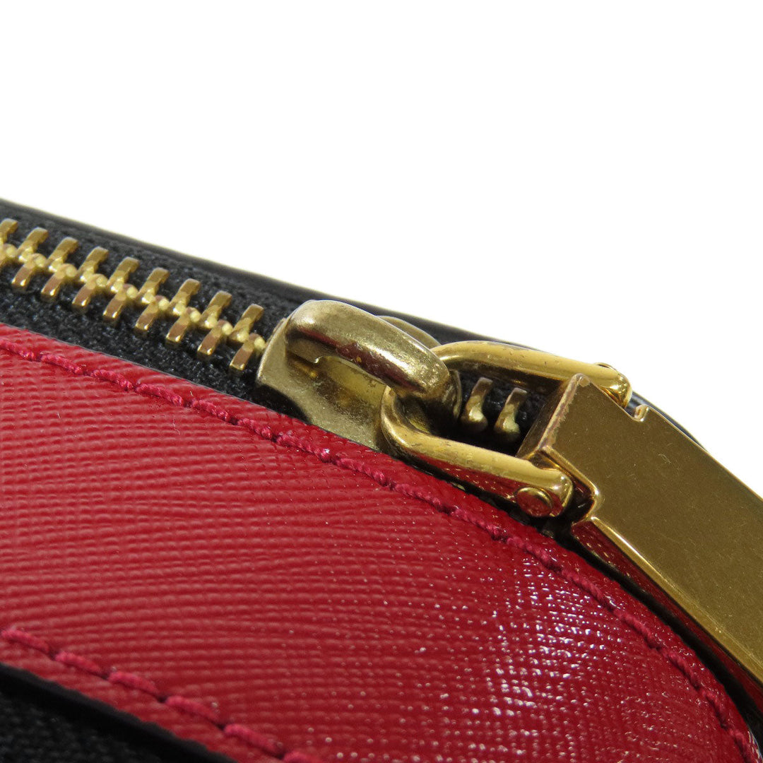 MARC JACOBS Shoulder Bag PVC Red double j snapshot Women Used Authentic