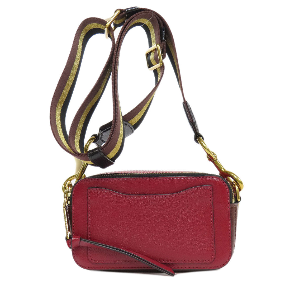 MARC JACOBS Shoulder Bag PVC Red double j snapshot Women Used Authentic