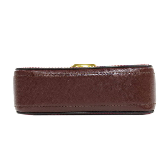 MARC JACOBS Shoulder Bag PVC Red double j snapshot Women Used Authentic