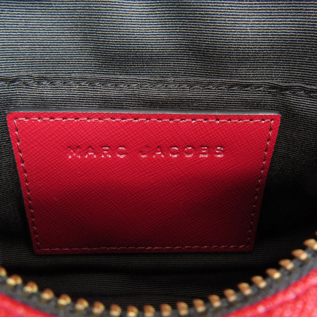 MARC JACOBS Shoulder Bag PVC Red double j snapshot Women Used Authentic