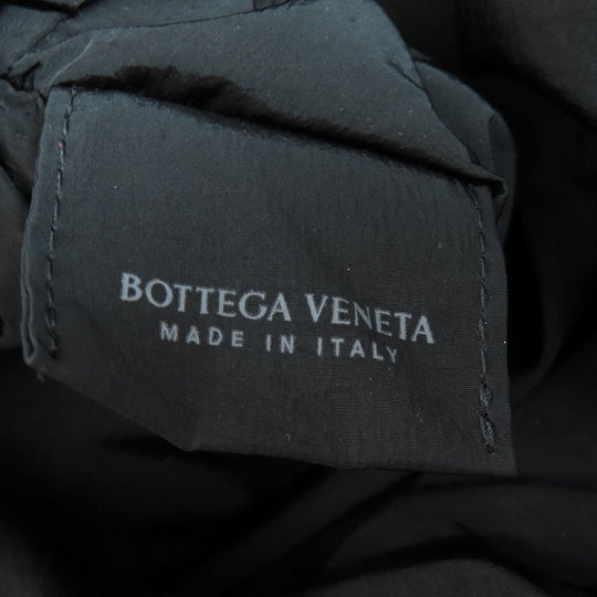 BOTTEGAVENETA Shoulder Bag lambskin black simple design one belt Women Used Authentic