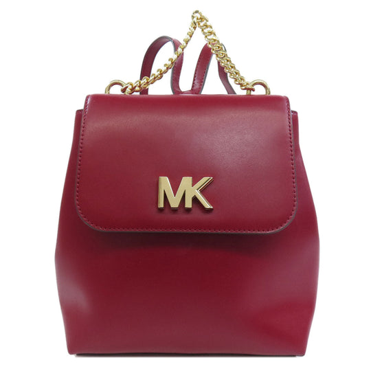 MICHAEL KORS Backpack leather Red logo