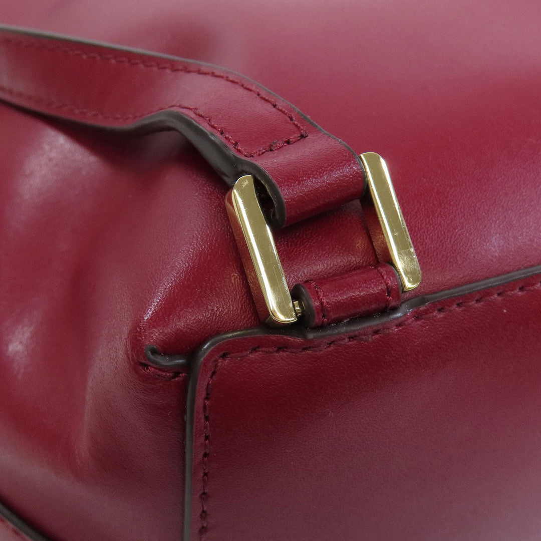 MICHAEL KORS Backpack leather Red logo