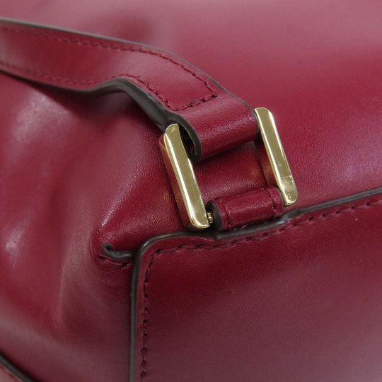 MICHAEL KORS Backpack leather Red logo
