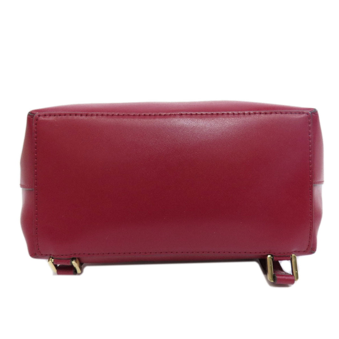 MICHAEL KORS Backpack leather Red logo