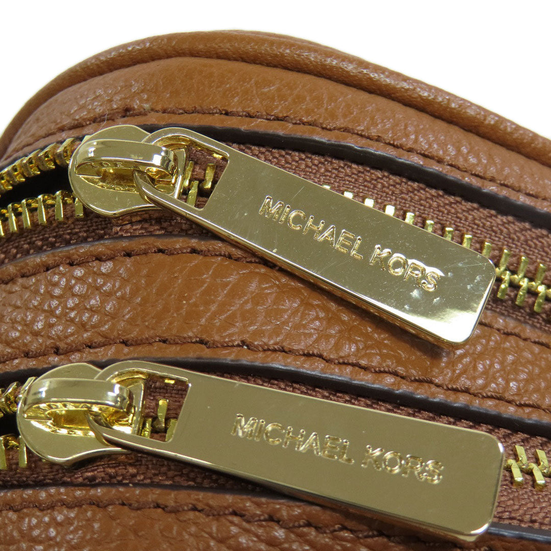 MICHAEL KORS Shoulder Bag leather Brown logo