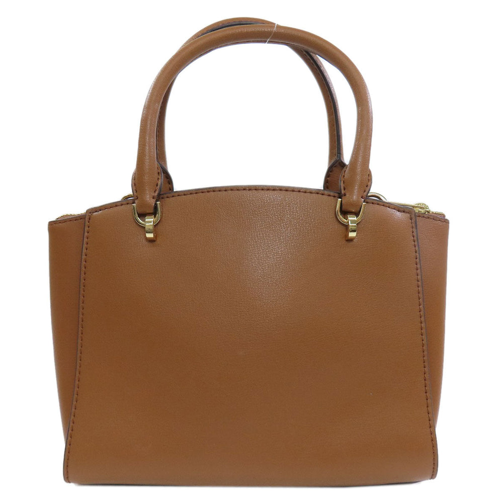 MICHAEL KORS Handbag PVC Brown 2WAY Women Used Authentic