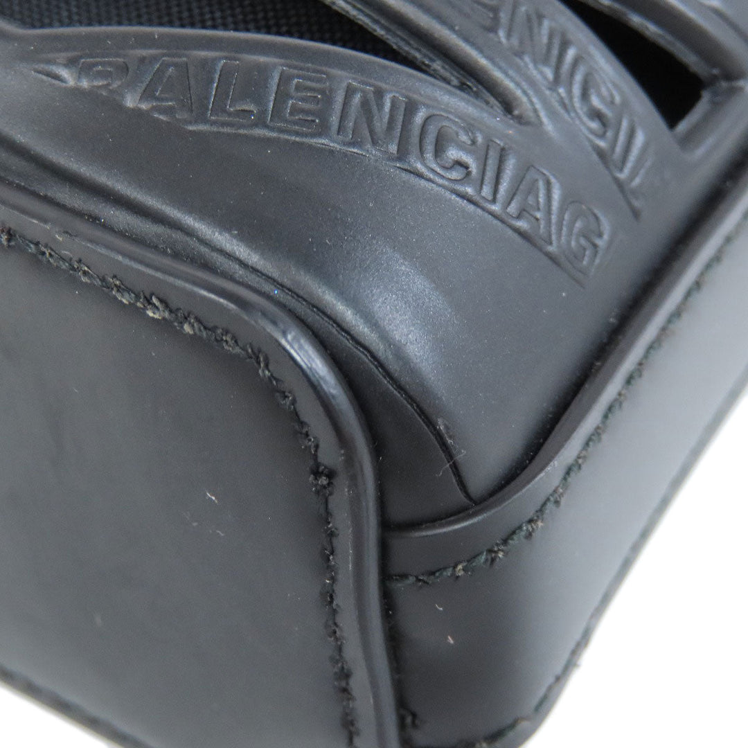 BALENCIAGA Handbag 660787 Calfskin black Neo Phone Holder 2WAY Women Used Authentic