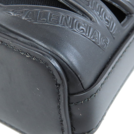 BALENCIAGA Handbag 660787 Calfskin black Neo Phone Holder 2WAY Women Used Authentic