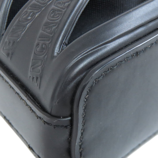 BALENCIAGA Handbag 660787 Calfskin black Neo Phone Holder 2WAY Women Used Authentic