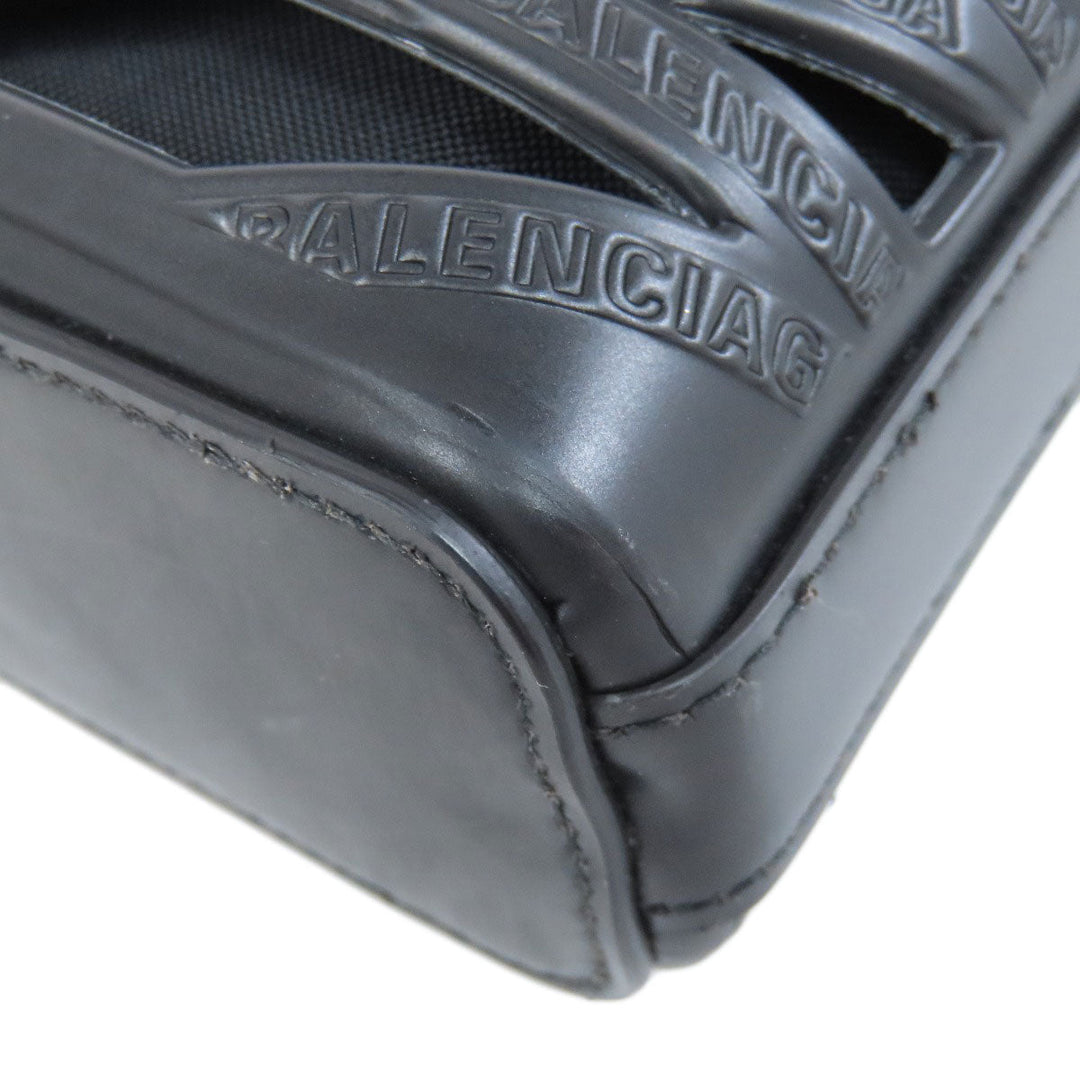 BALENCIAGA Handbag 660787 Calfskin black Neo Phone Holder 2WAY Women Used Authentic