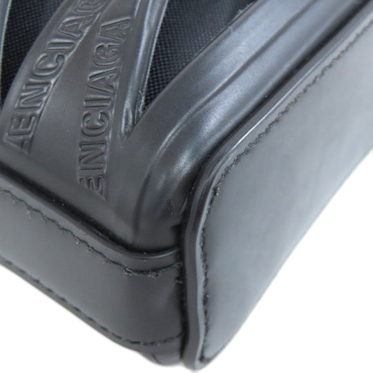BALENCIAGA Handbag 660787 Calfskin black Neo Phone Holder 2WAY Women Used Authentic