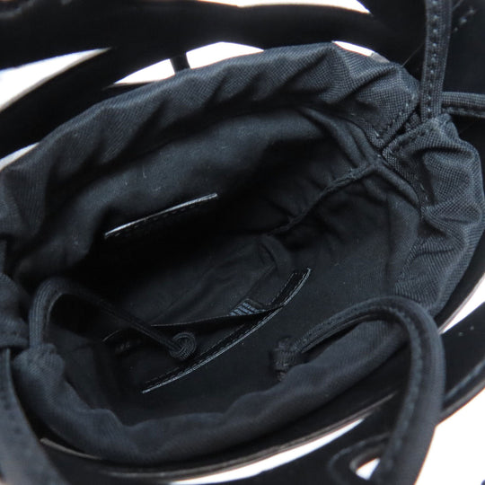 BALENCIAGA Handbag 660787 Calfskin black Neo Phone Holder 2WAY Women Used Authentic