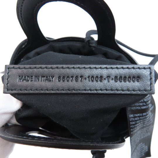 BALENCIAGA Handbag 660787 Calfskin black Neo Phone Holder 2WAY Women Used Authentic