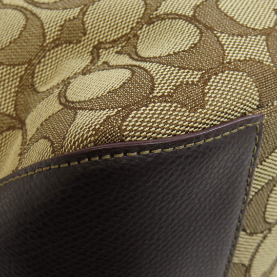 COACH Handbag F55364 canvas Brown Signature