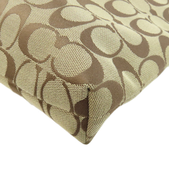 COACH Shoulder Bag F36378 canvas Brown Signature