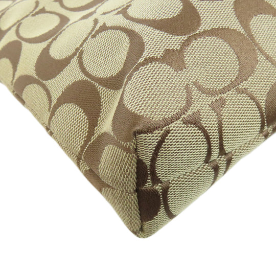 COACH Shoulder Bag F36378 canvas Brown Signature