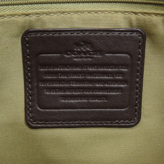 COACH Shoulder Bag F36378 canvas Brown Signature