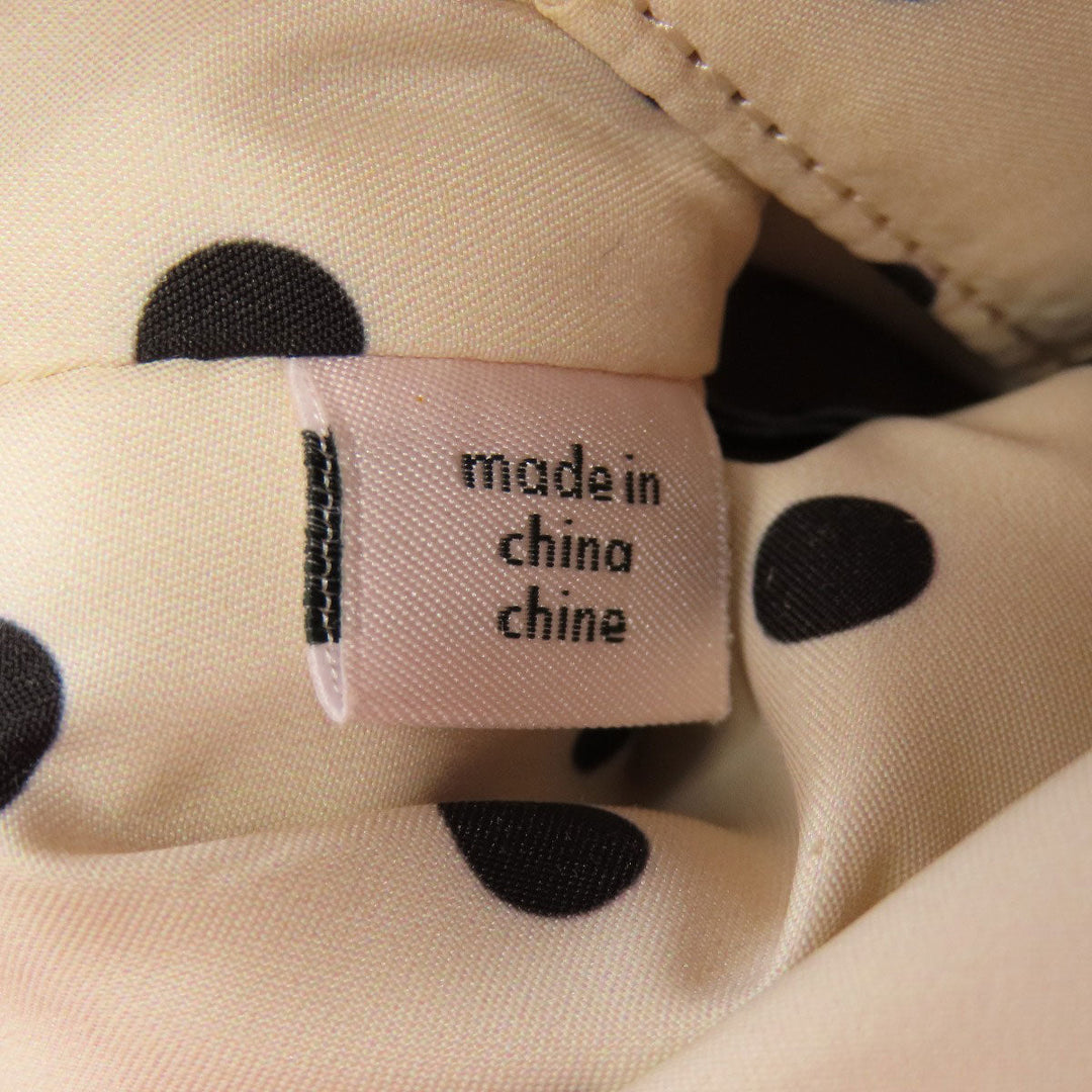 Kate Spade Handbag canvas pink Dot Pattern 2WAY Women Used Authentic