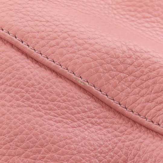 COACH Shoulder Bag F34511 leather pink one belt 2WAY Women Used Authentic