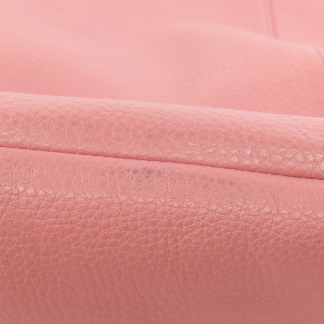 COACH Shoulder Bag F34511 leather pink one belt 2WAY Women Used Authentic