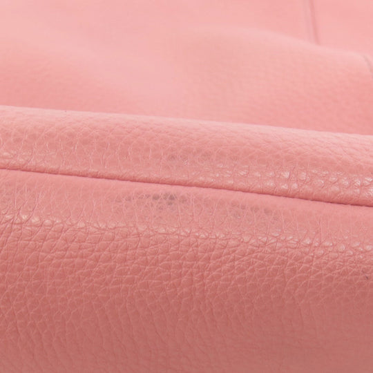 COACH Shoulder Bag F34511 leather pink one belt 2WAY Women Used Authentic