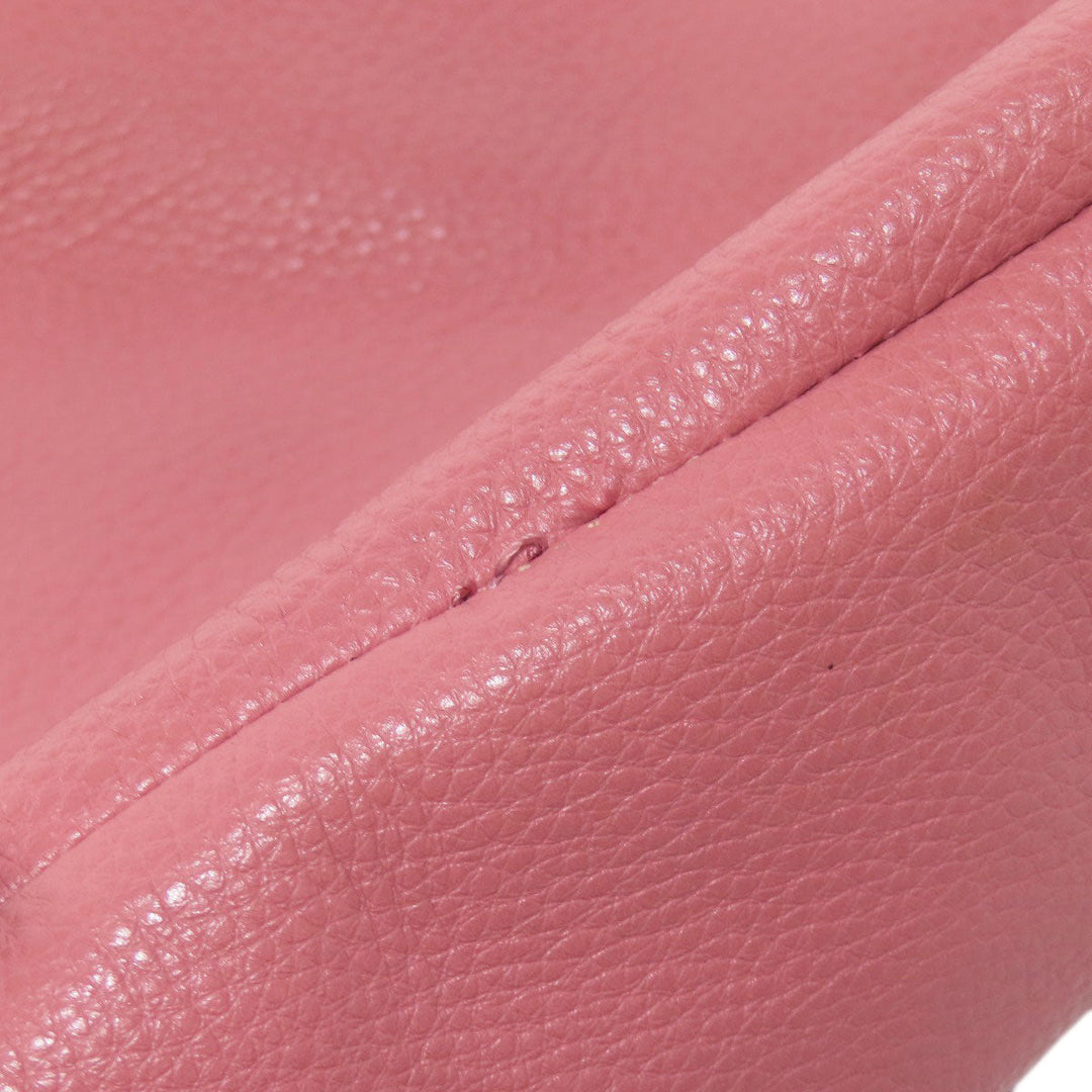 COACH Shoulder Bag F34511 leather pink one belt 2WAY Women Used Authentic