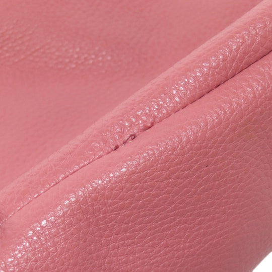 COACH Shoulder Bag F34511 leather pink one belt 2WAY Women Used Authentic