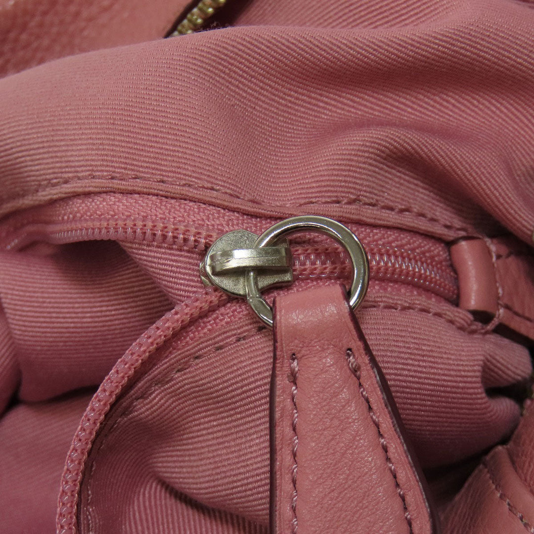 COACH Shoulder Bag F34511 leather pink one belt 2WAY Women Used Authentic