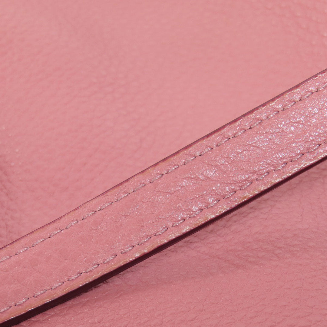 COACH Shoulder Bag F34511 leather pink one belt 2WAY Women Used Authentic