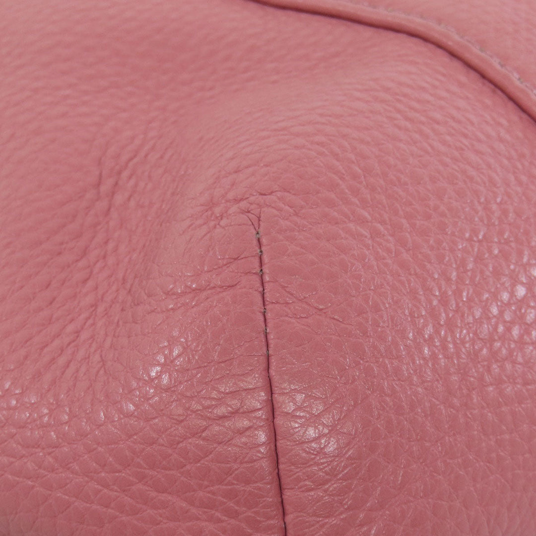 COACH Shoulder Bag F34511 leather pink one belt 2WAY Women Used Authentic