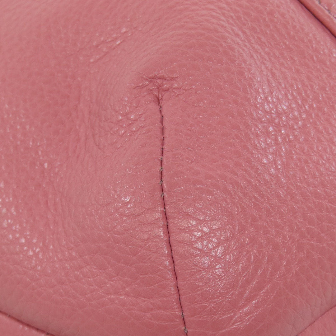 COACH Shoulder Bag F34511 leather pink one belt 2WAY Women Used Authentic