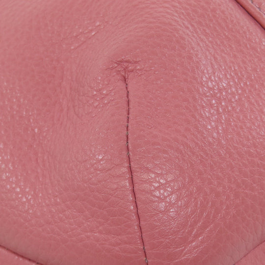 COACH Shoulder Bag F34511 leather pink one belt 2WAY Women Used Authentic