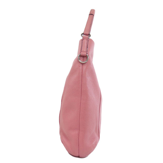 COACH Shoulder Bag F34511 leather pink one belt 2WAY Women Used Authentic