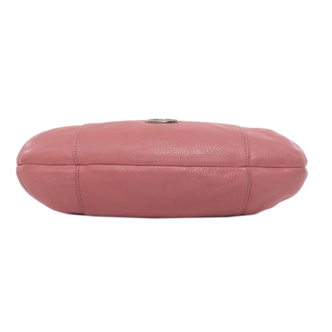 COACH Shoulder Bag F34511 leather pink one belt 2WAY Women Used Authentic