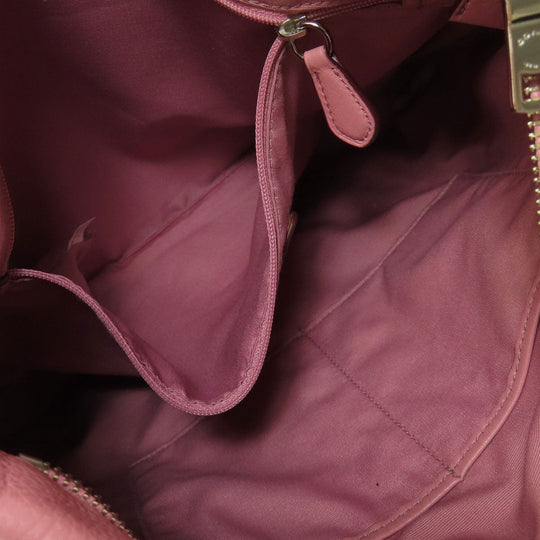 COACH Shoulder Bag F34511 leather pink one belt 2WAY Women Used Authentic