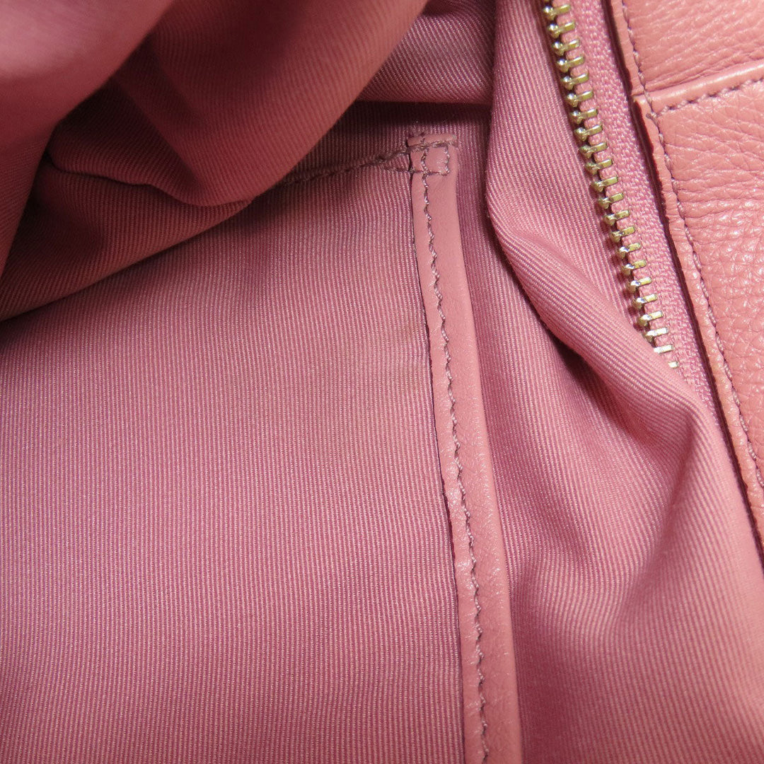 COACH Shoulder Bag F34511 leather pink one belt 2WAY Women Used Authentic