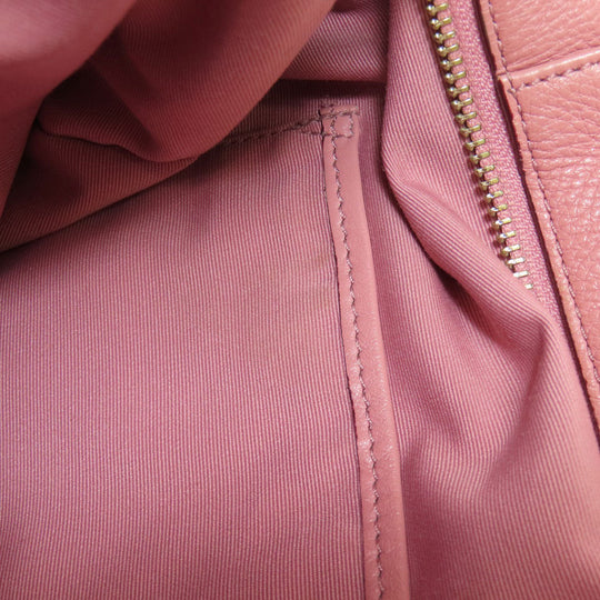 COACH Shoulder Bag F34511 leather pink one belt 2WAY Women Used Authentic