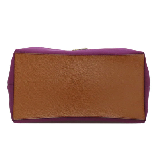 COACH Tote Bag F37237 canvas purple logo Women Used Authentic