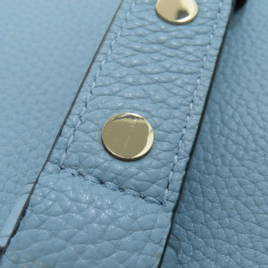 Kate Spade Handbag leather blue 2WAY Women Used Authentic