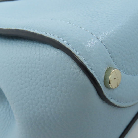 Kate Spade Handbag leather blue 2WAY Women Used Authentic