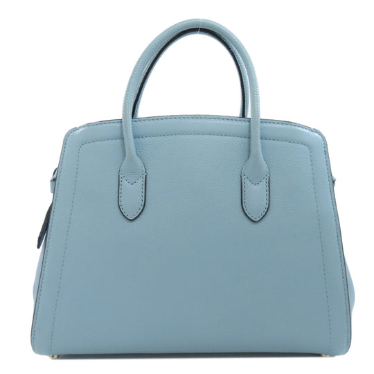 Kate Spade Handbag leather blue 2WAY Women Used Authentic